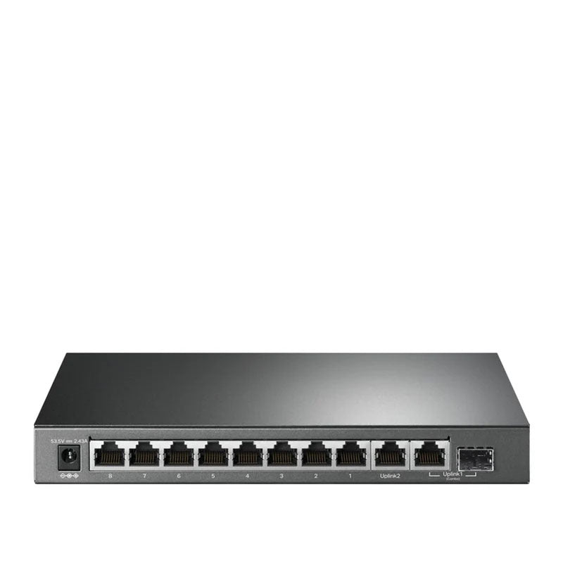 TP-Link 10-Port Gigabit Desktop Switch with 8-Port PoE+ 123W TP-Link 10-Port Gigabit Desktop Switch with 8-Port PoE+ 123W